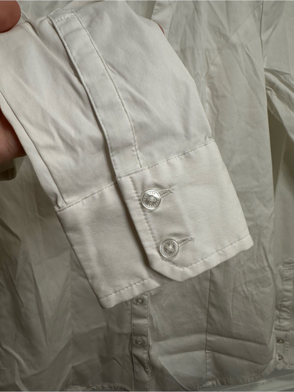 Express Ultimate Essential Shirt in White Size XS Button Down Original Fit - Picture 7 of 13